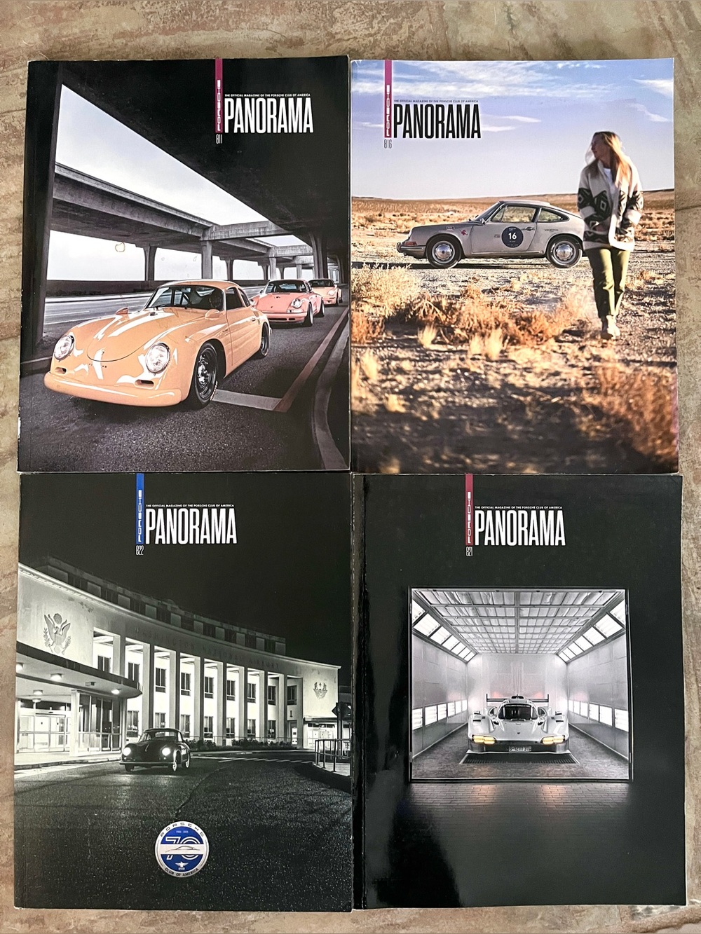 Porsche Club of America: Panorama. Volumes: Set of 4